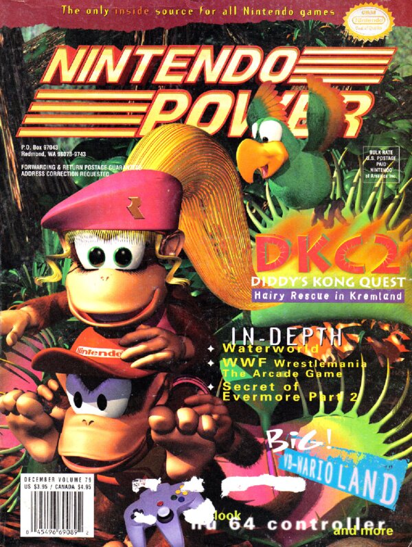 Nintendo Power Issue 079 (December 1995) cover